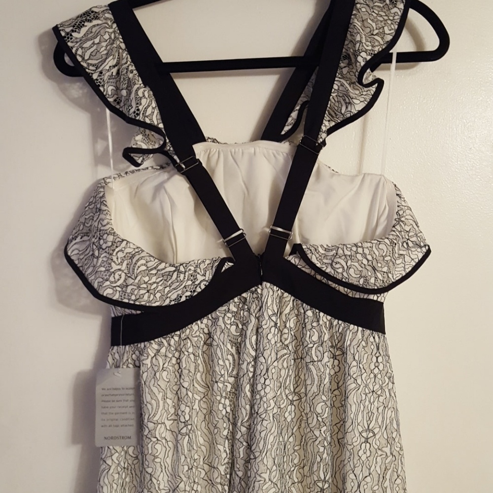 NWT White & Black Lace Dress, Nordstrom - Picture 3 of 6